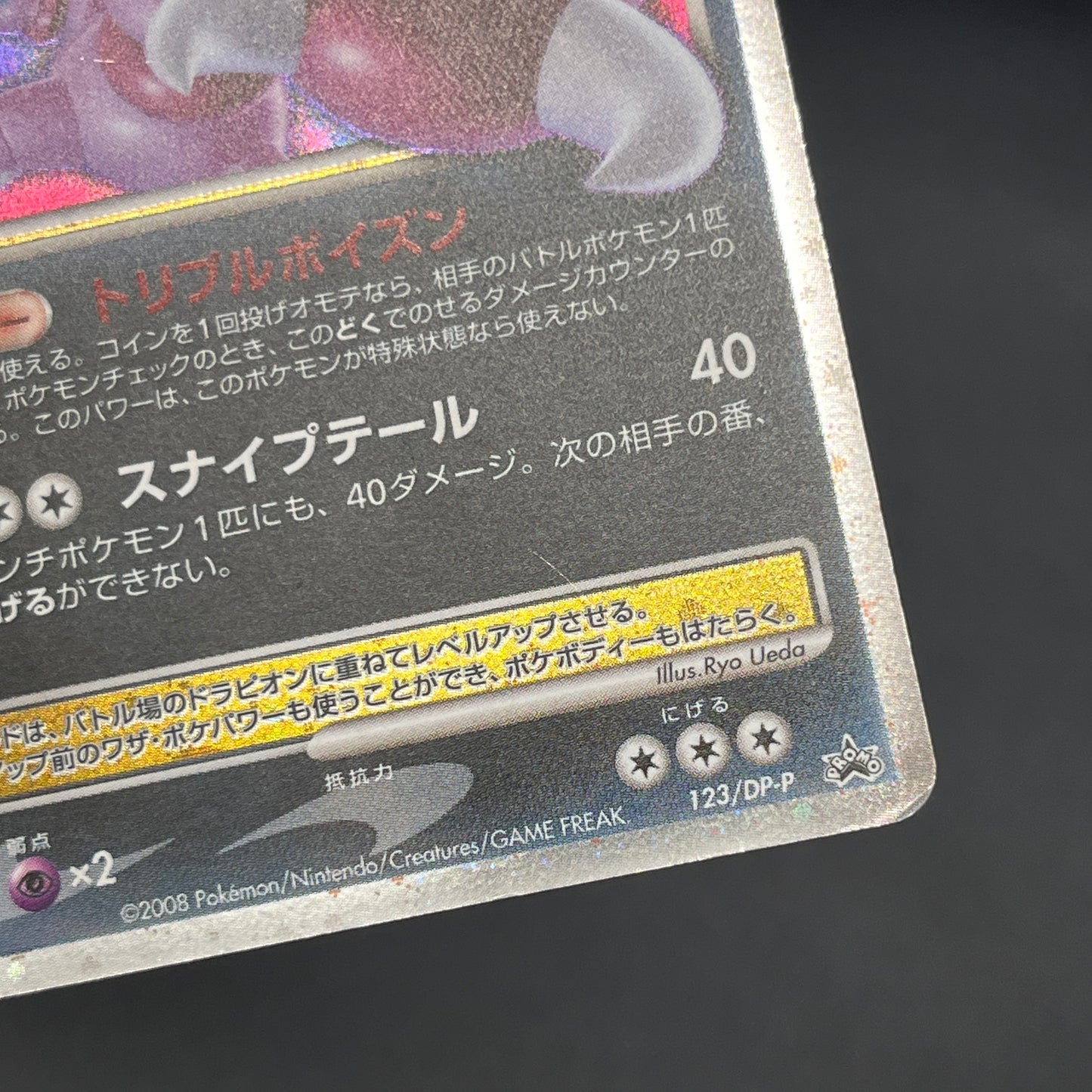 Drapion Lv.X 123/DP-P Destroyed Sky Book Pokemon Card