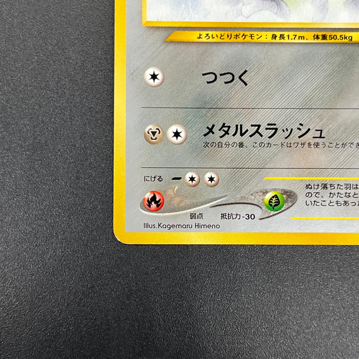 Skarmory 227 Neo Intro Pack Chikorita Deck Pokémon Card