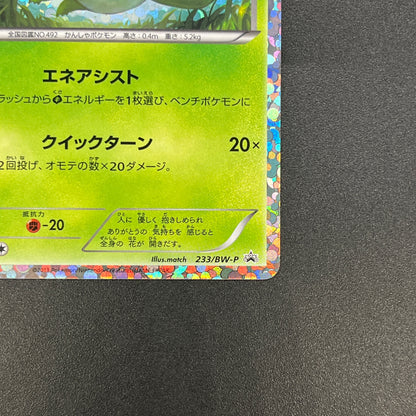 Shaymin 233/BW-P Mewtwo vs Genesect Promo Pokemon Card