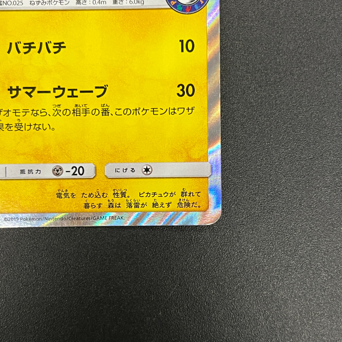 Playing In The Sea Pikachu 392/SM-P Promo Pokemon Card