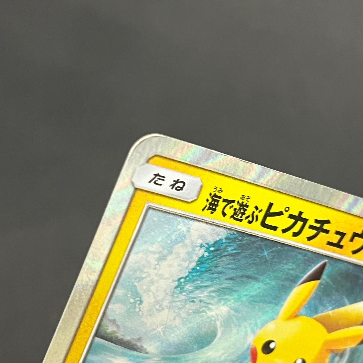 Playing In The Sea Pikachu 392/SM-P Promo Pokemon Card