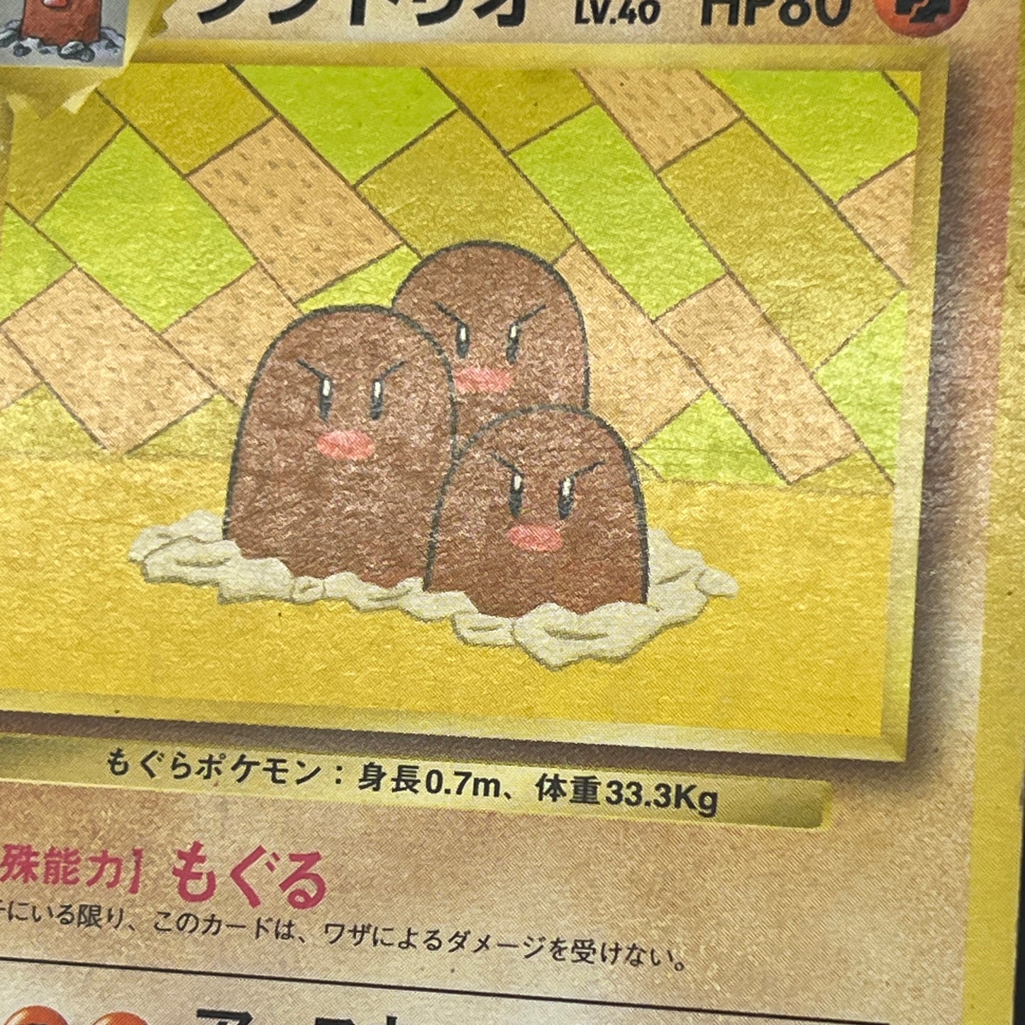 Diglett Dugtrio Asobikata Promo No.050 No.051 Pokémon Card