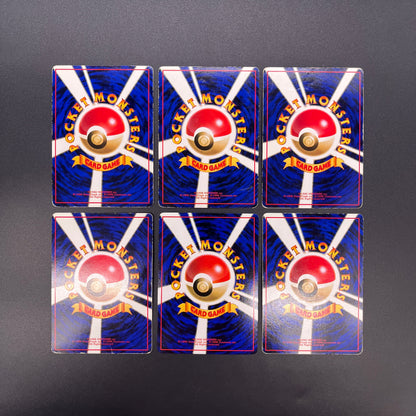 Growlithe Machoke etc 6set Vending Tomokazu Komiya Card