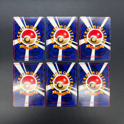 Growlithe Machoke etc 6set Vending Tomokazu Komiya Card