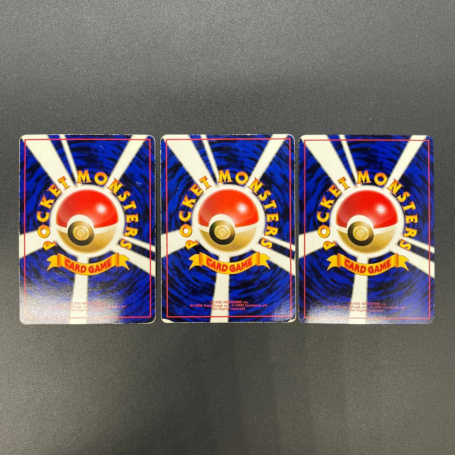 Squirtle Charmander Bulbasaur Vending Glossy Pokemon Card