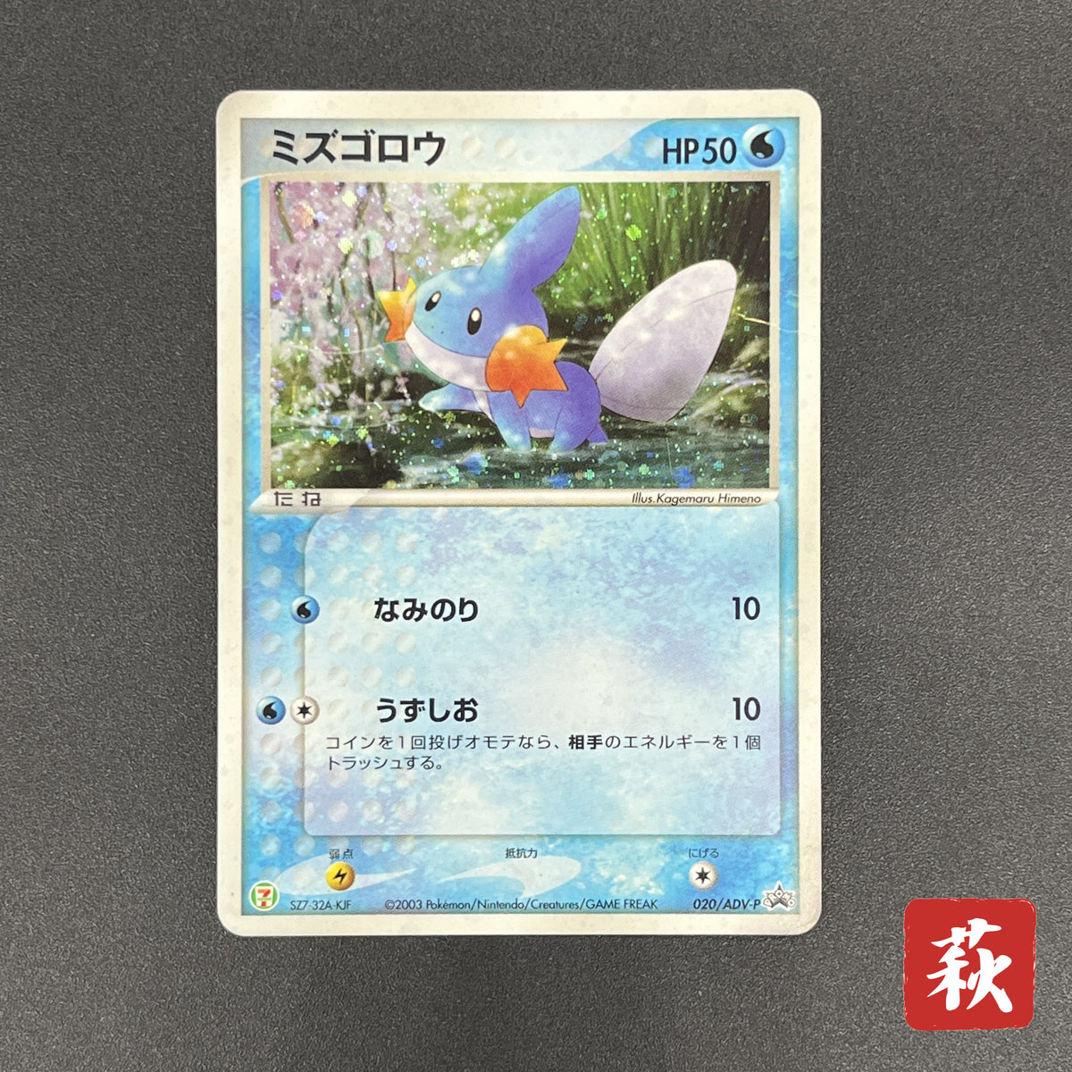 Mudkip 020/ADV-P Promo 7-Eleven Fair 2003 Pokemon Card