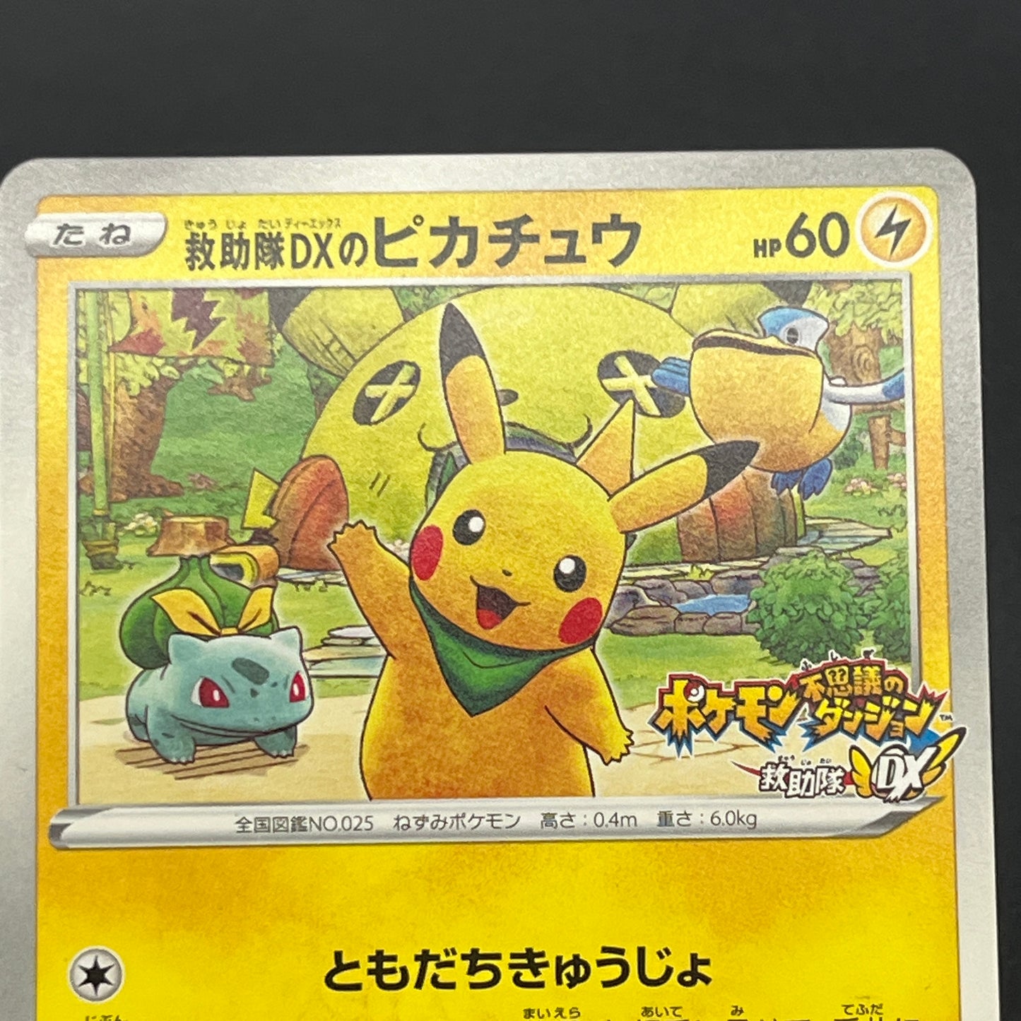 Rescue Team DX's Pikachu 036/S-P Promo Pokemon Card