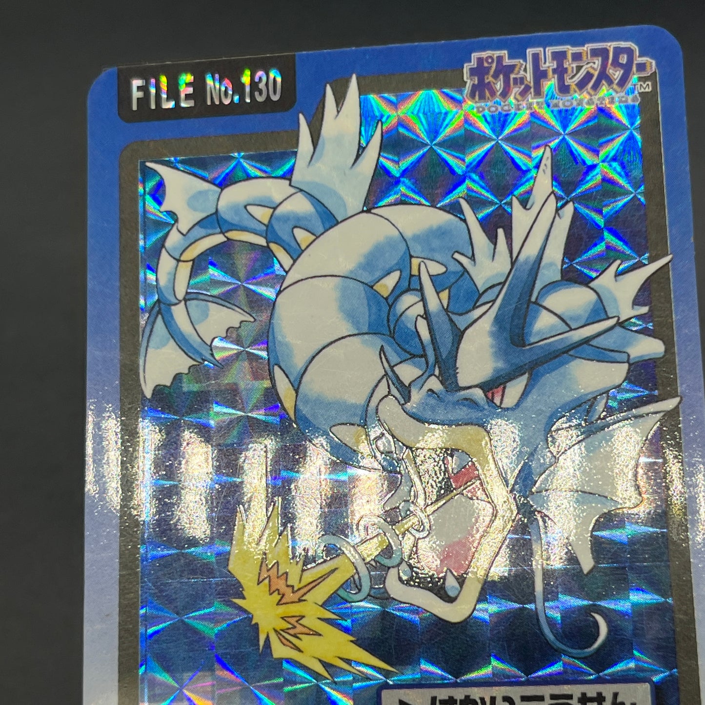 Gyarados File No. 130 Bandai Carddass Prism Pokémon Card