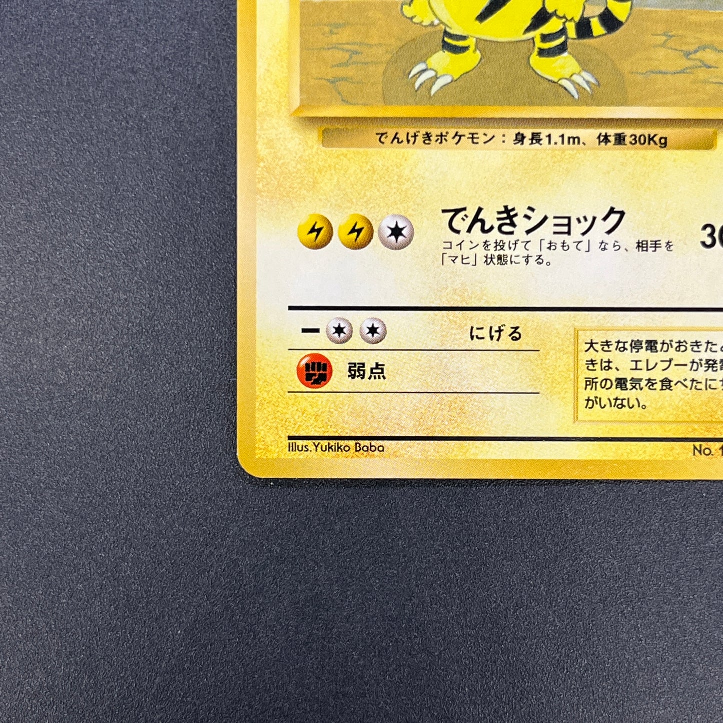 Electabuzz Intro Pack No.125 Bulbasaur Deck Pokémon Card