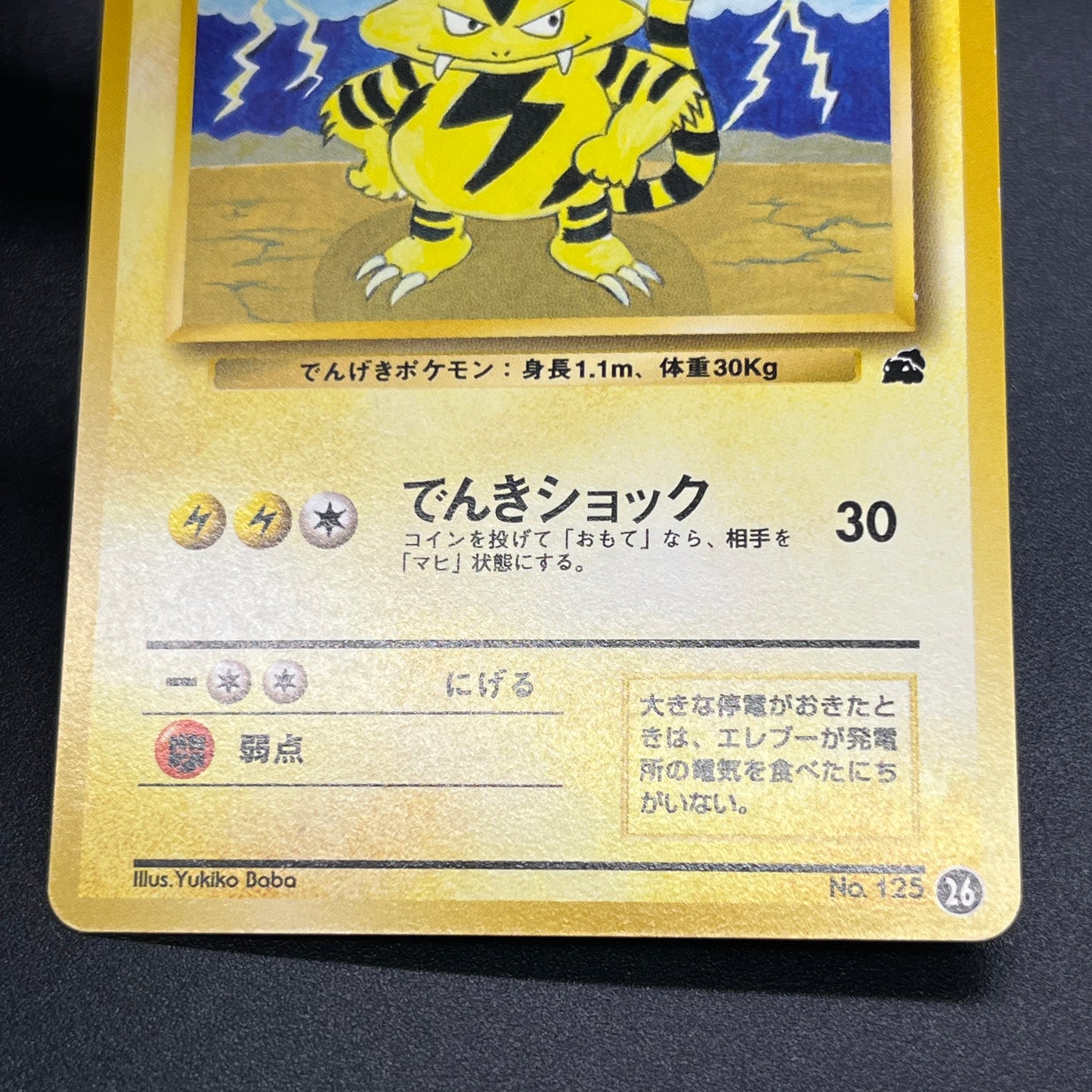 Electabuzz Intro Pack No.125 Bulbasaur Deck Pokémon Card