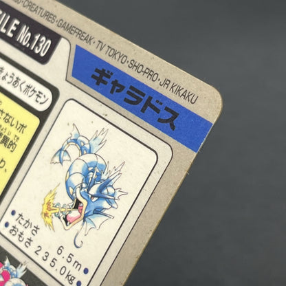 Gyarados File No. 130 Bandai Carddass Prism Pokémon Card