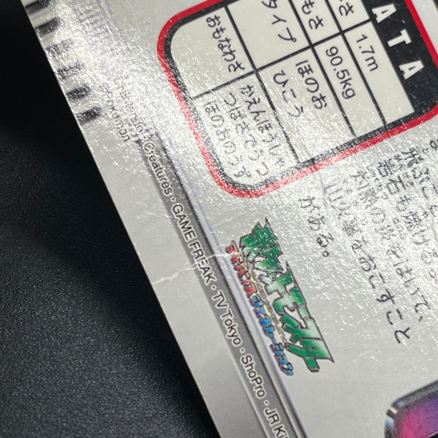 Charizard FL . 003 FireRed LeafGreen Zukan Pokemon Card