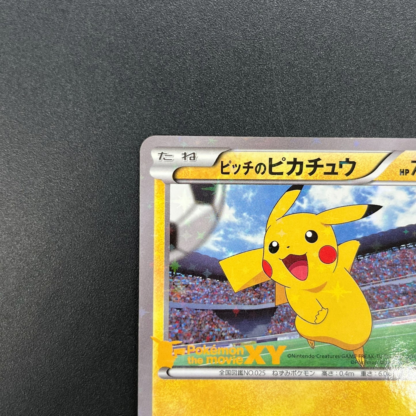 Pitch's Pikachu XY-P J-League Soccer 1st Print Card