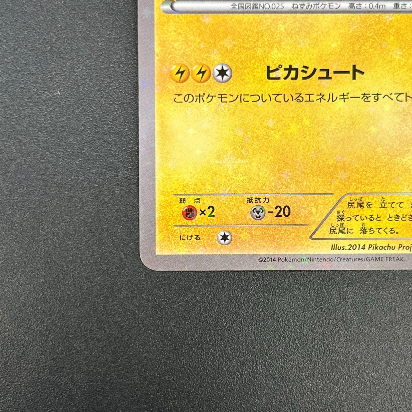 Pitch's Pikachu XY-P J-League Soccer 1st Print Card