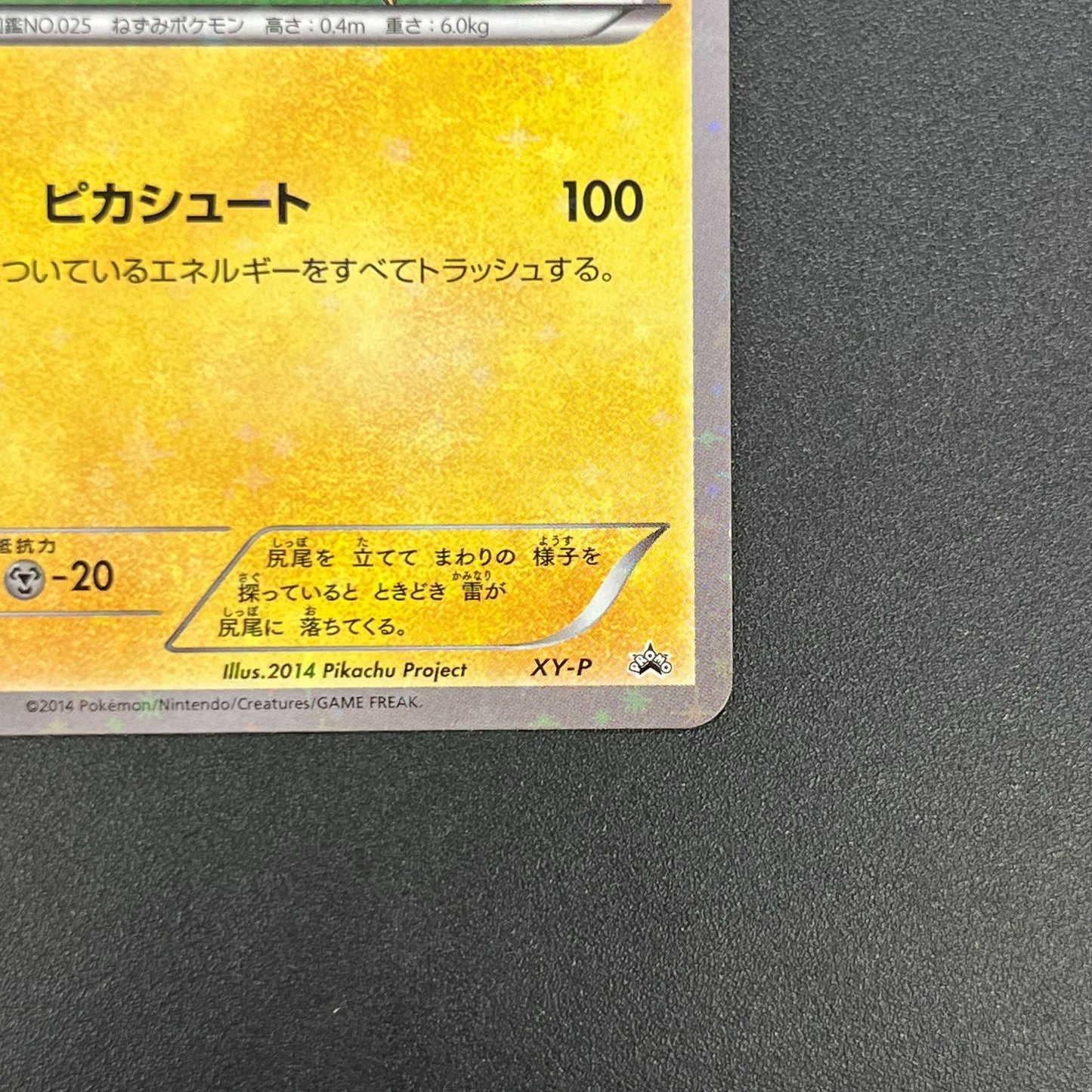 Pitch's Pikachu XY-P J-League Soccer 1st Print Card