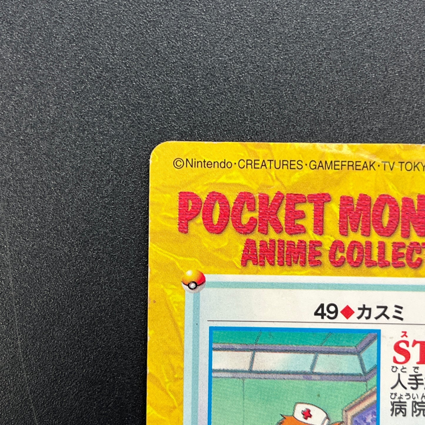 Misty Cubone No. 49 Bandai Carddass Vending Pokemon Card