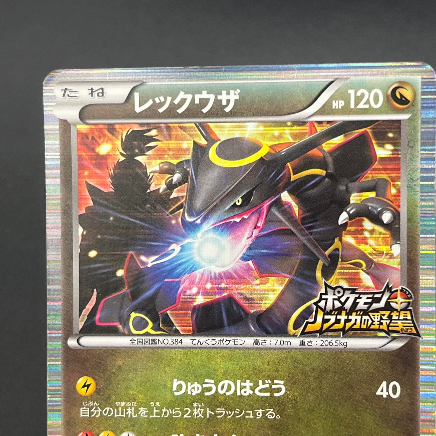 Rayquaza 144/BW-P Black Nobunaga 2 Japanese Pokémon Card