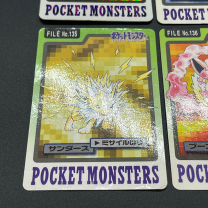 Eevee Carddass Prism Vaporeon Flareon Jolteon 4set Card