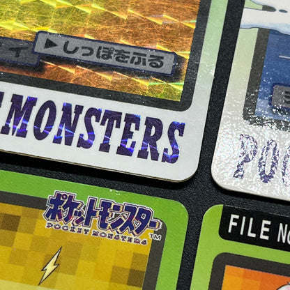 Eevee Carddass Prism Vaporeon Flareon Jolteon 4set Card