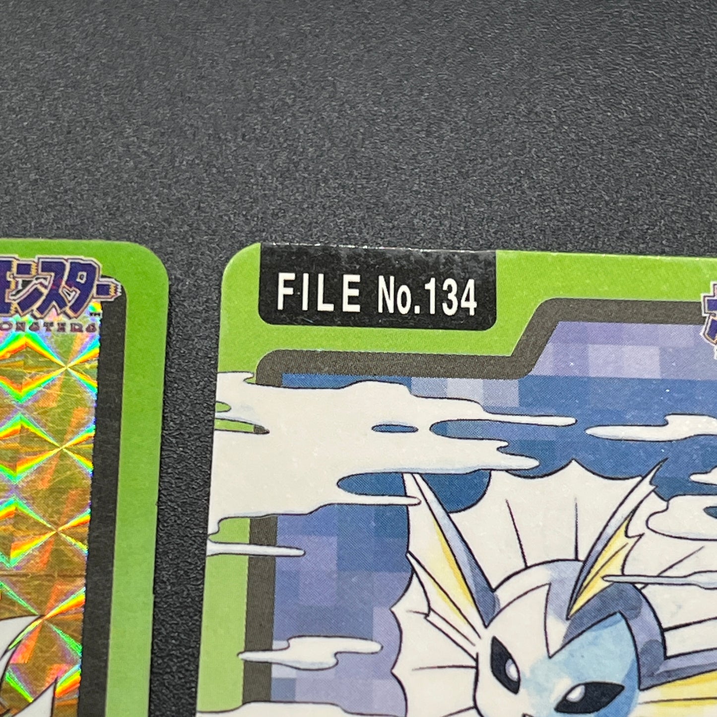 Eevee Carddass Prism Vaporeon Flareon Jolteon 4set Card