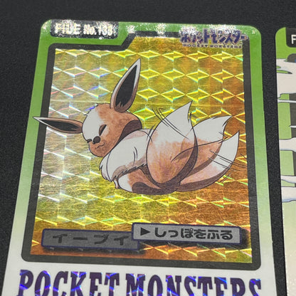 Eevee Carddass Prism Vaporeon Flareon Jolteon 4set Card