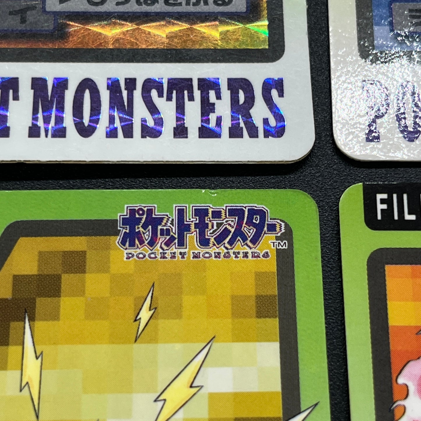 Eevee Carddass Prism Vaporeon Flareon Jolteon 4set Card