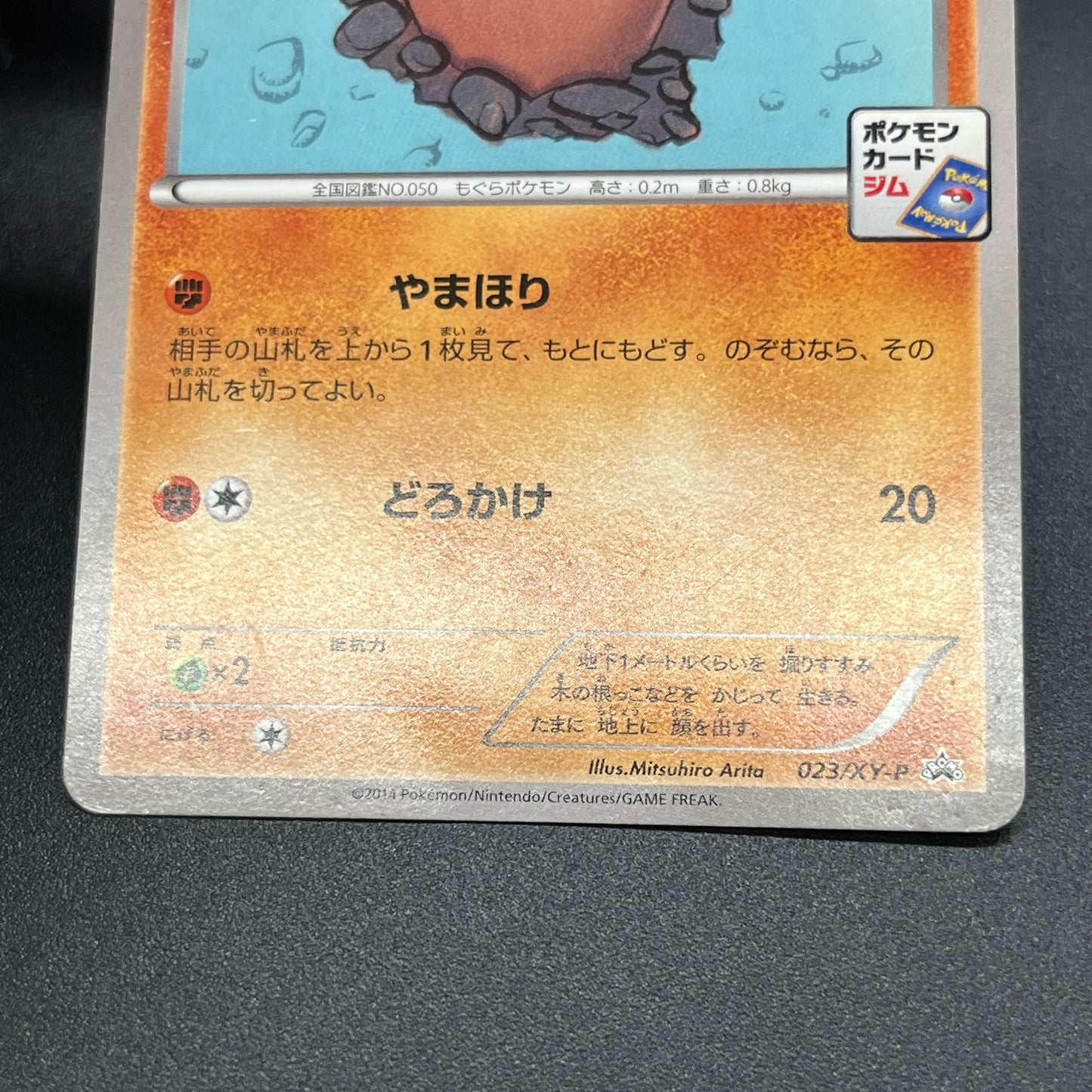 Diglett 023/XY-P Promo Gym Pack 2014 Japanese Pokemon Card