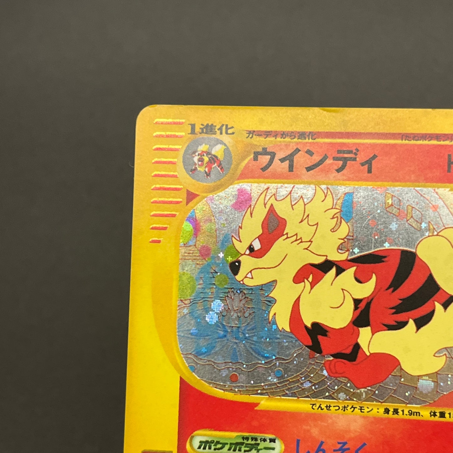 Arcanine 017/092 Town On No Map Holo Japanese Pokémon Card