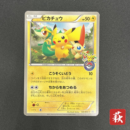 Pikachu 120/BW-P Tohoku Pokemon Center Promo Pokemon Card