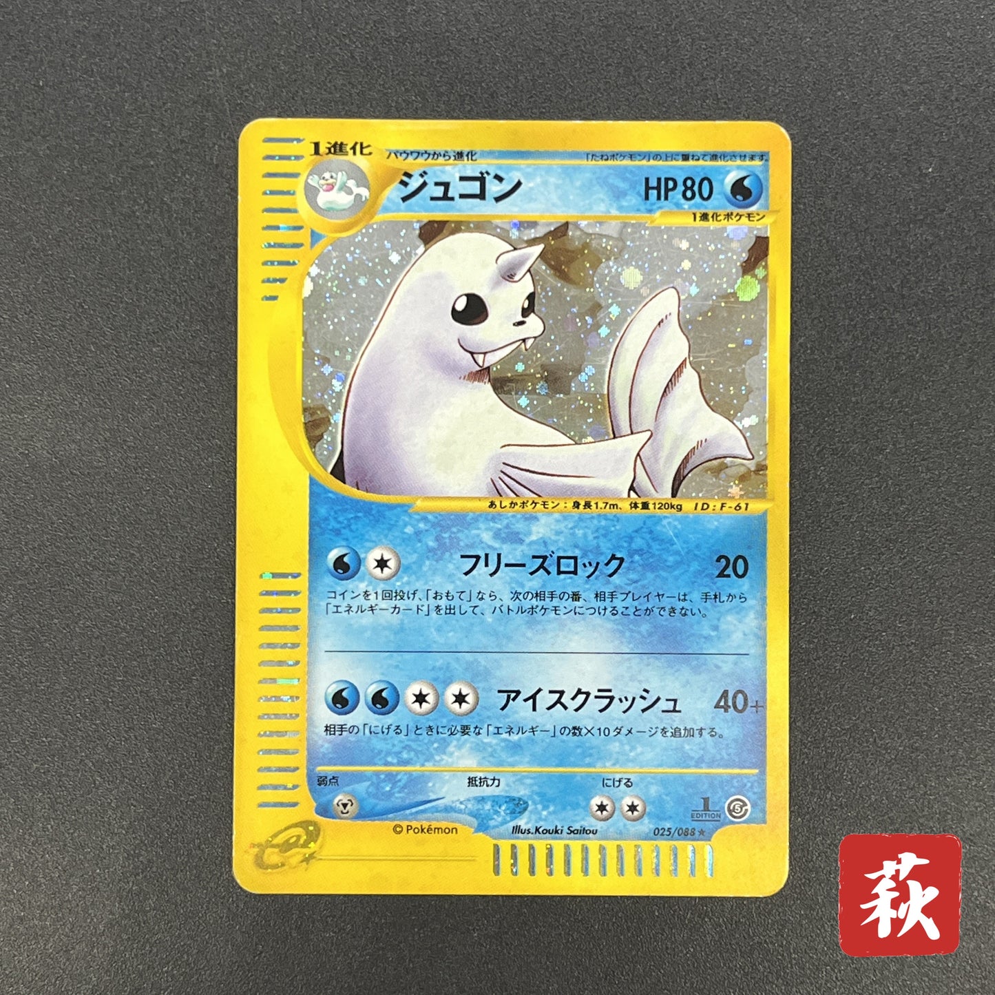 Dewgong 025/088 Mysterious Mountains Holo e Pokemon Card