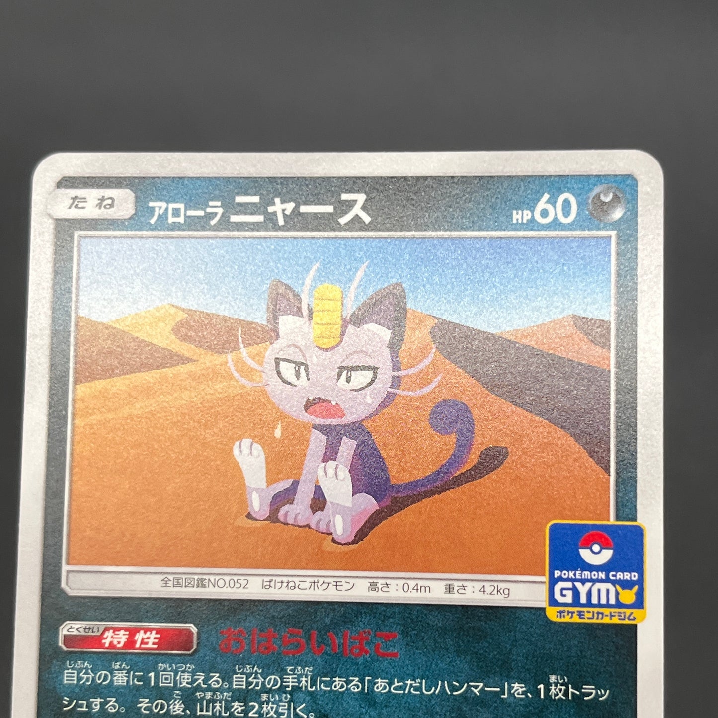 Alolan Meowth 255/SM-P Promo Gym Japanese Pokemon Card
