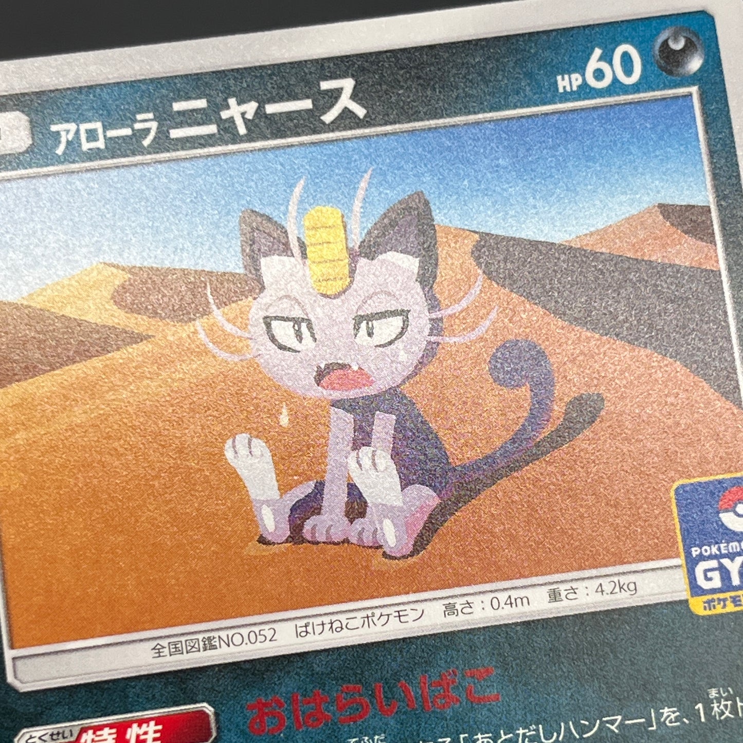 Alolan Meowth 255/SM-P Promo Gym Japanese Pokemon Card