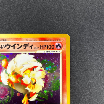 Light Arcanine No. 059 Neo Destiny Holo LP Pokémon Card