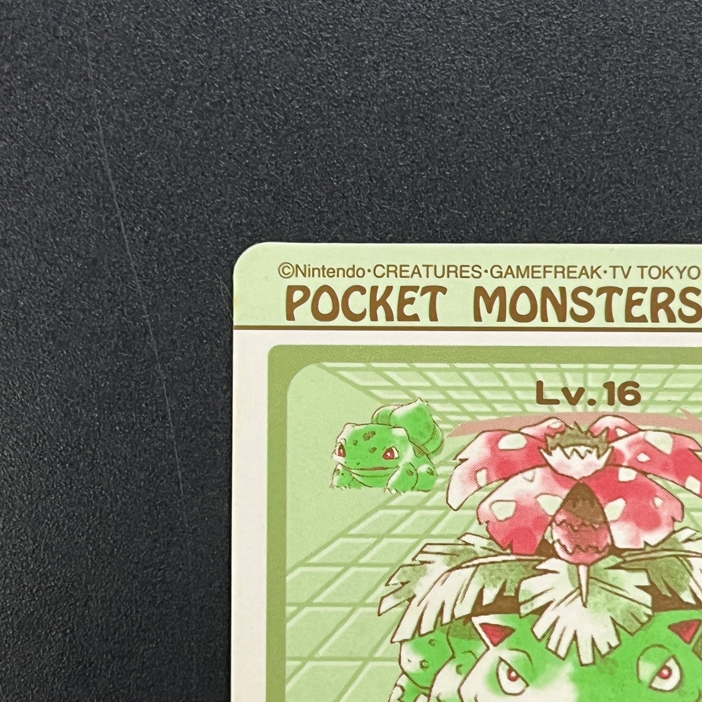 Venusaur Bandai Sealdass No.003 Holo Japanese Pokemon Card