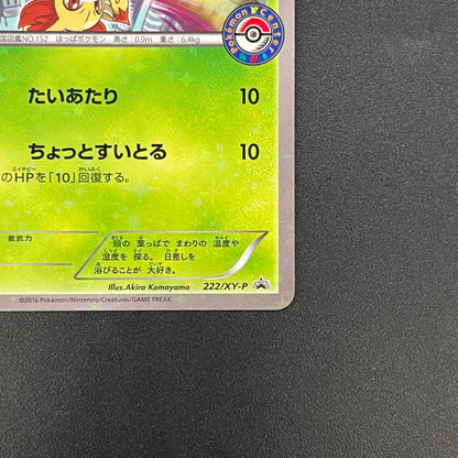 Chikorita 222/XY-P Ho-Oh/Lugia Special Set Pokemon Card
