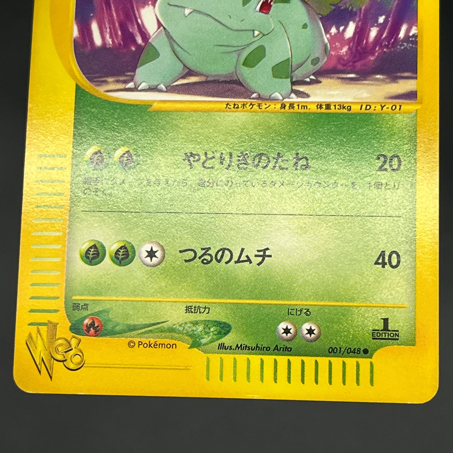 Ivysaur 001/048 Web 1st Ed Japanese Pokemon Card