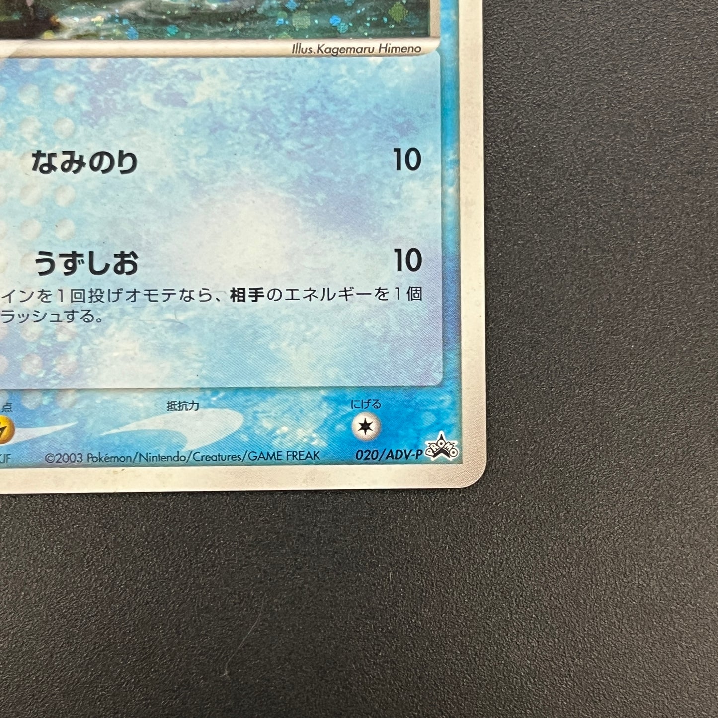 Mudkip 020/ADV-P Promo 7-Eleven Fair 2003 Pokemon Card