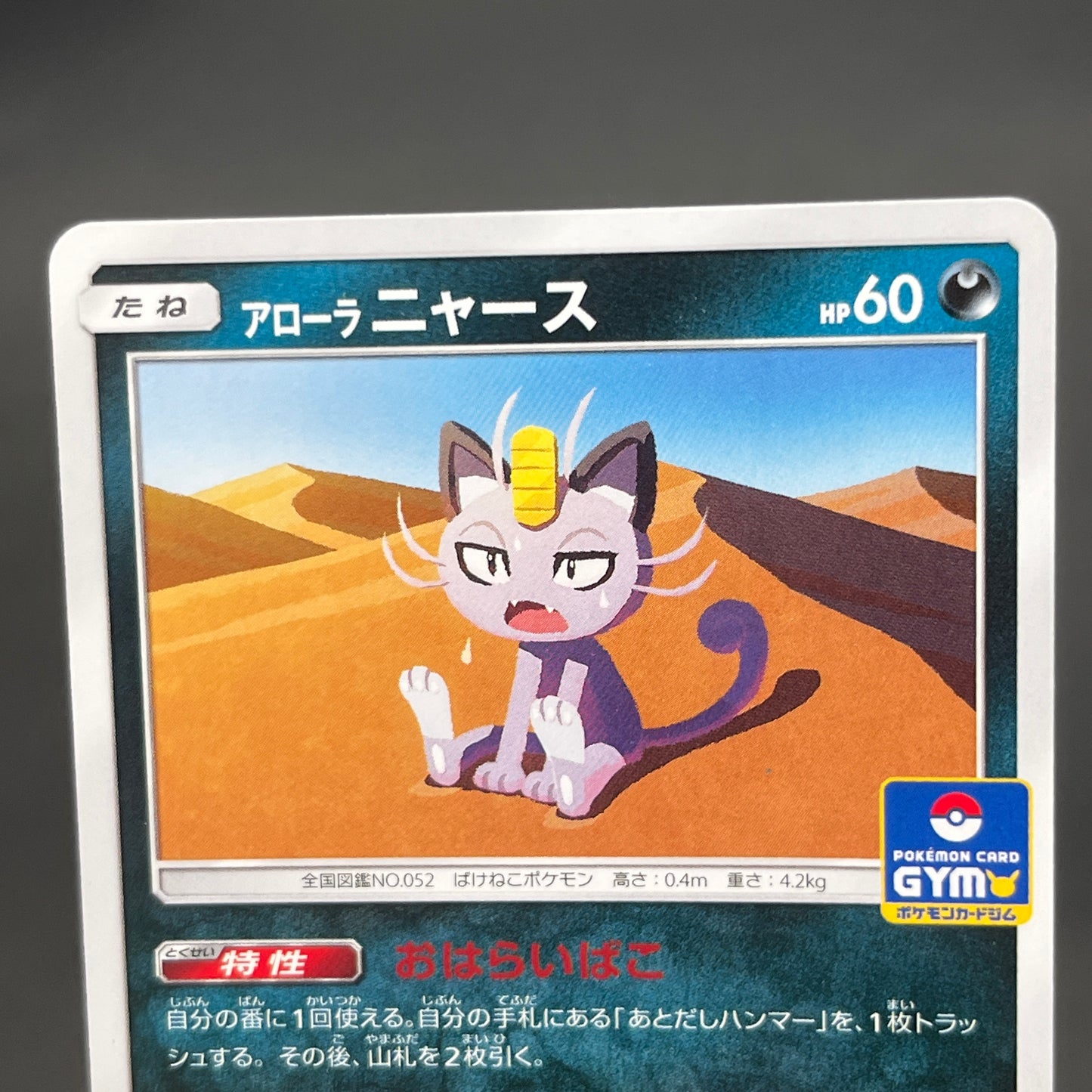 Alolan Meowth 255/SM-P Promo Gym Japanese Pokemon Card
