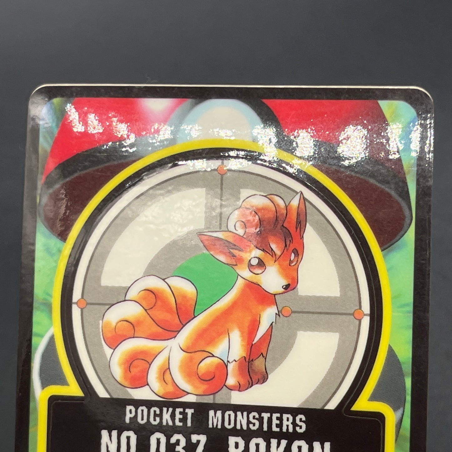 Vulpix Ninetales Sealdass Sticker Nintendo Pokemon Card