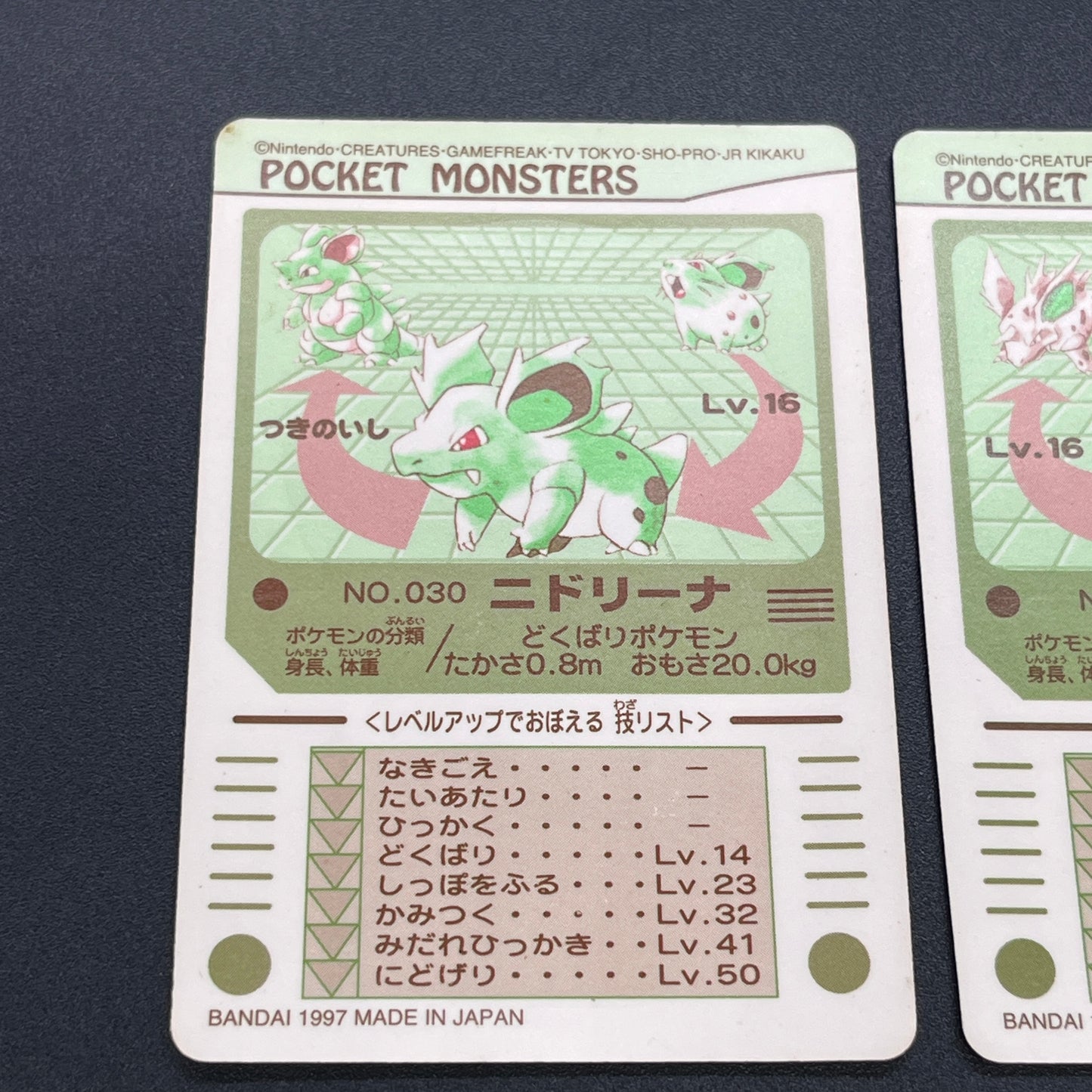 Nidoran♂ Nidorina etc 7set Sealdass Sticker Pokemon Card