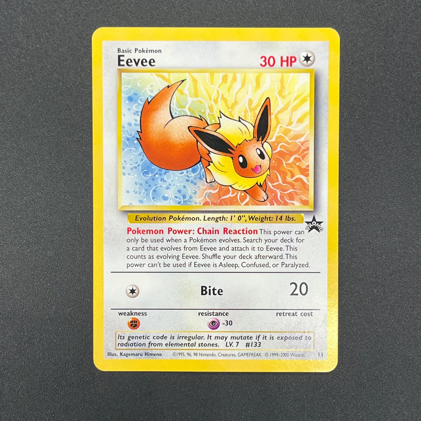 Eevee #11 JR East Stamp Rally 2000 Non-Holo Promo Card