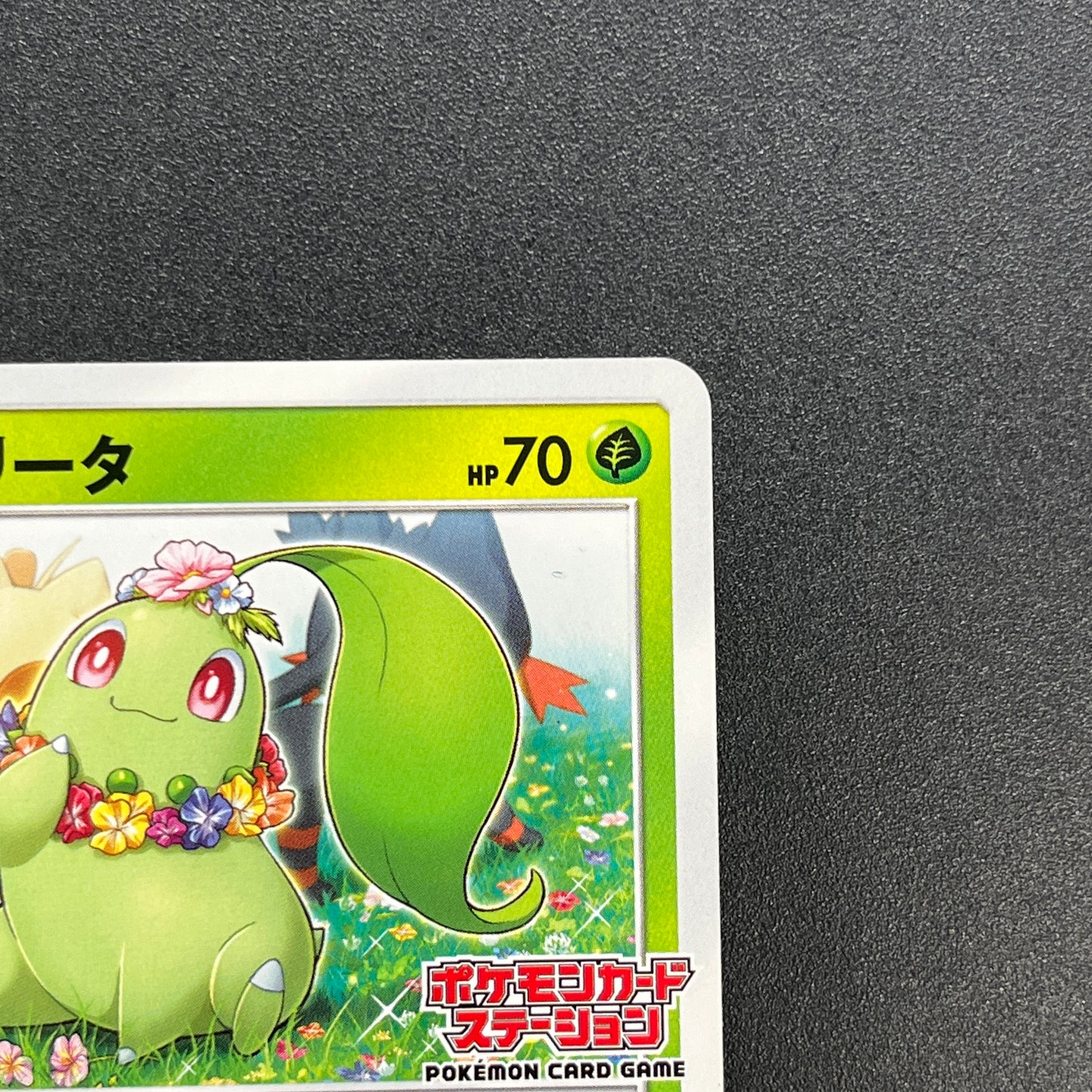 Chikorita 373/SM-P Promo Card Station event Pokémon Card