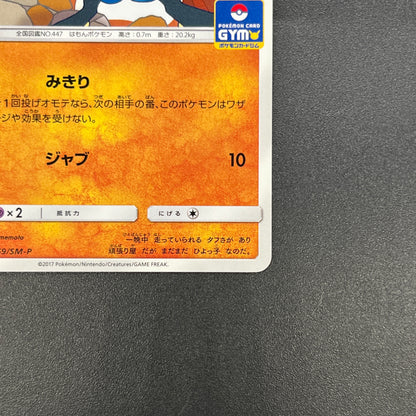 Riolu 159/SM-P Promo Gym 3rd December Pokémon Card