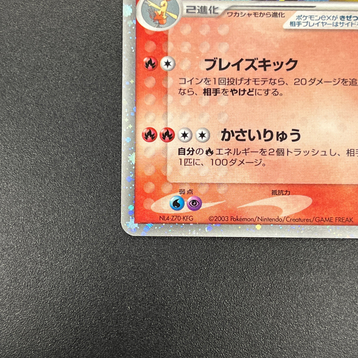 Blaziken ex 018/080 EX Team Magma vs Aqua Pokemon Card