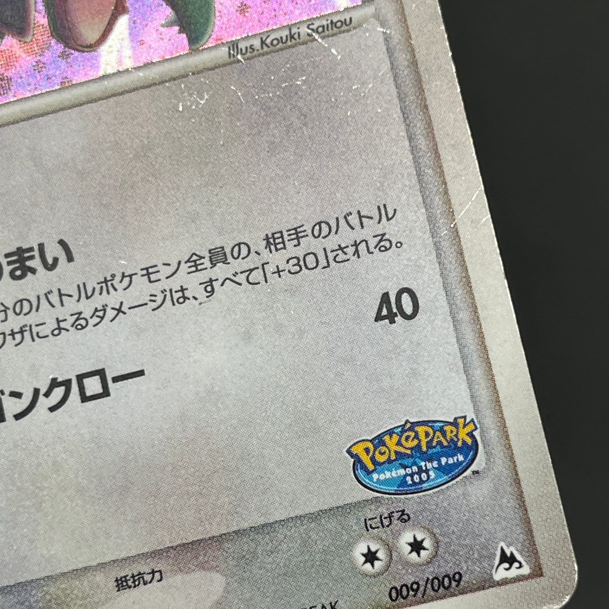 Rayquaza 009/009 EX Emerald PokéPark Blue Pokemon Card